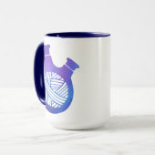 ChemKnits Creations Logo Mug - Navy (Devant gauche)