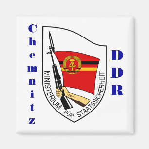 Chemnitz, Duitsland Stasi Magnet DDR Magneet