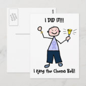 Chemo Bell - General Cancer Male Briefkaart (Voorkant / Achterkant)