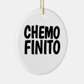 Chemo finito, einde chemo keramisch ornament (Rechts)