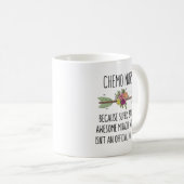 Chemo Infirmière chimiothérapie Idée cadeau Mug (Devant droit)
