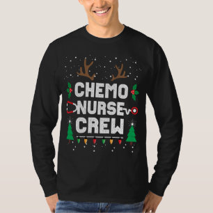 Chemo Infusiesurse Cute Kerstmis Oncolog T-shirt