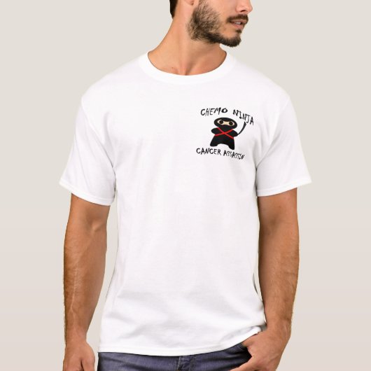 Chemo Ninja QR Code T-shirt (Voorkant)