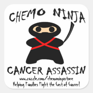 Chemo Ninja Stickers! Vierkante Sticker