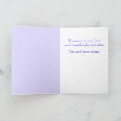 Chemo ondersteuning voor mijn zuster kaart (Binnen)