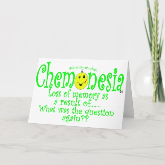 chemoNEON Kaart (Voorkant)