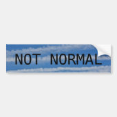 Chemtrail Bumpersticker (Voorkant)