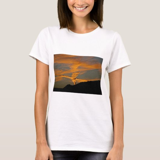Chemtrail Sunset T-shirt (Voorkant)