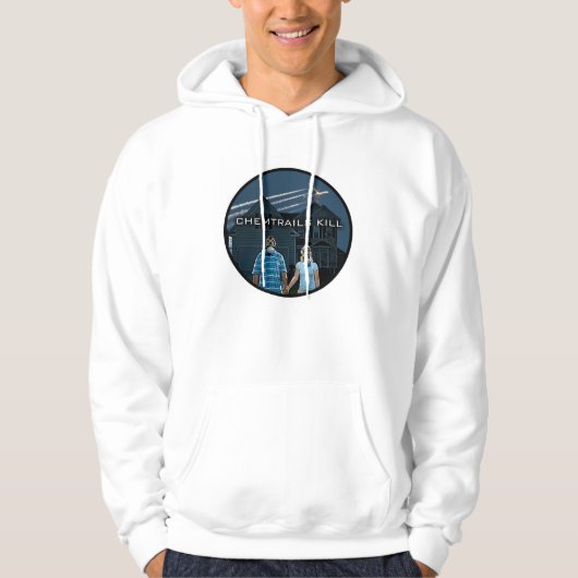 CHEMTRAILS KILL HOODIE (Voorkant)