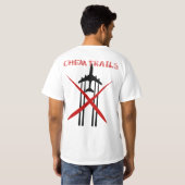 Chemtrails sont mal tshirt léger (Dos entier)