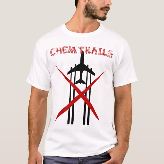 Chemtrails sont T-shirt faux (Devant)