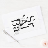 Chemtrails Sr+Al+Ba Rechthoekige Sticker (Envelop)