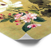 Chen Hongshou Magnolia en Erect Rock Poster (Hoek)