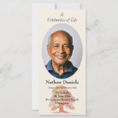 Chêne d'automne Fête de la carte de vie (Devant)