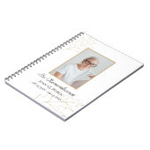 Chêne d'automne Feuille Funeral Memorial Livre d'i (Côté gauche)