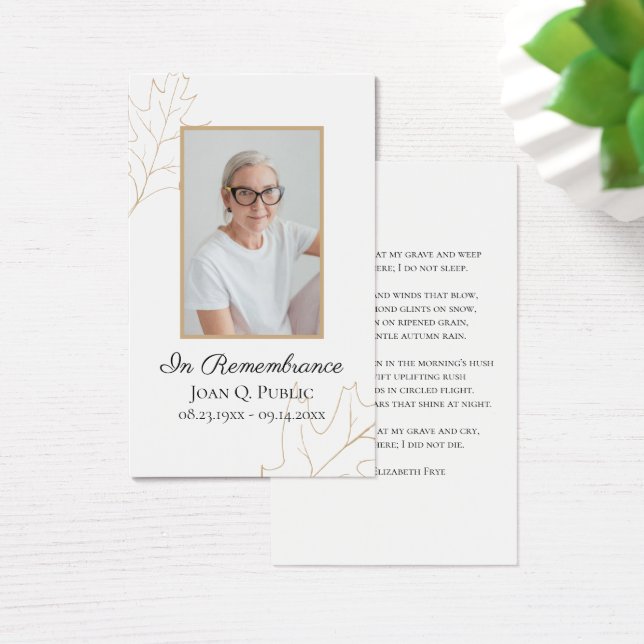 Chêne d'automne Service funéraire Feuille (Bureau)