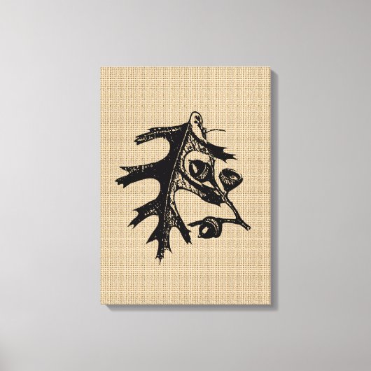 Chêne vintage sur toile (Recto)