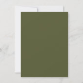 Chênes de campagne peints à l'aquarelle, carte de (Dos)