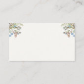 Chênes de cerfs baby shower rustique carte de tomb (Dos)