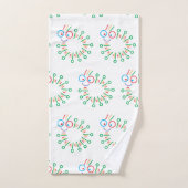 chenille adorable (Serviette à main)