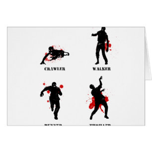 chenille de marcheur de zombi