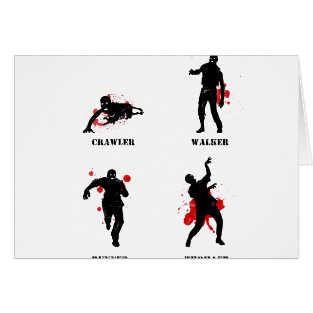 chenille de marcheur de zombi (Devant horizontal)