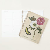 chenille papillon rose vintage (Devant avec enveloppe)