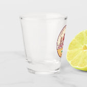 Chennai India City Skyline Embleem Shot Glas (Links)