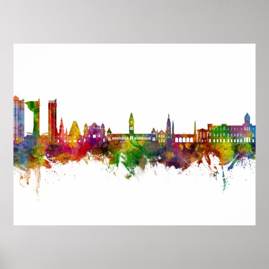 Chennai Skyline India Poster (Voorkant)