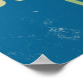 Chenonceau chateau originele afbeelding Frankrijk Poster (Hoek)