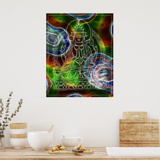 Chenrezig Energy Poster (Keuken)