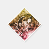 Chenrezing Boeddha, Oude Heruka, Tibet (Feest) Servet (Hoek)