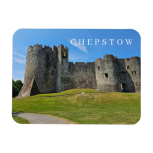 Chepstow Castle uitzicht koelkastmagneet Magneet