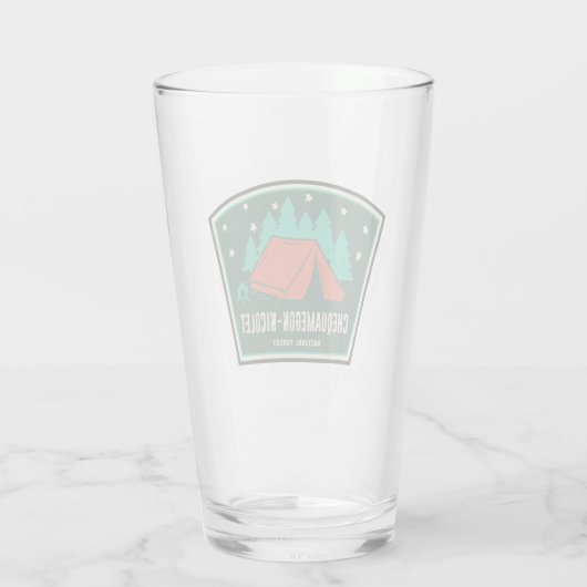 Chequamegon-Nicolet National Forest Camping Glas (Achterkant)