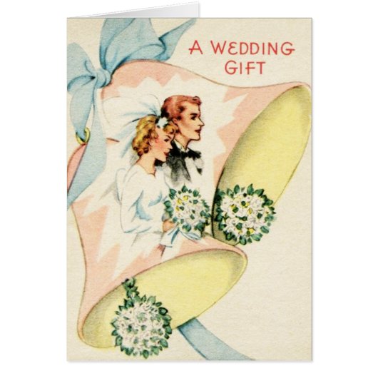 Chèque-cadeau vintage de mariage (Devant)