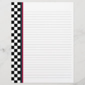 Chèque en noir et blanc avec papier Classeur Accen (Devant)