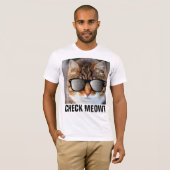 Chèque Meowt, T-shirt Chat Drôle (Devant entier)