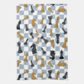 Chèque Pour La Vie Planche D'Échecs Serviette De C (Vertical)