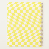 Chèque rétro Chèque dérouté tableau Jaune doux (Dos)
