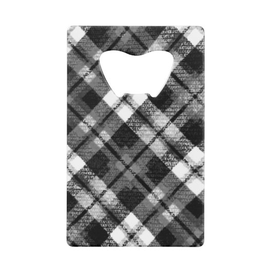 Chèque Tartan noir blanc Ferme moderne (Devant)