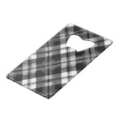 Chèque Tartan noir blanc Ferme moderne (Devant Angle)