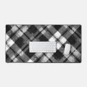 Chèque Tartan noir blanc Ferme moderne (Clavier et souris)