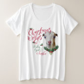 CHÈQUE | voeux de Noël Bébé Chèvre Baisers LaManch (Design devant)