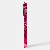 CHÈQUES BLANCHES EN MONOGRAMME DE FUCHSIE ROSE (Côté gauche)