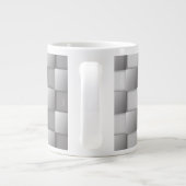 Chèques d'argent Géant café Mug (Dos)