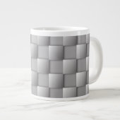 Chèques d'argent Géant café Mug (Devant droit)