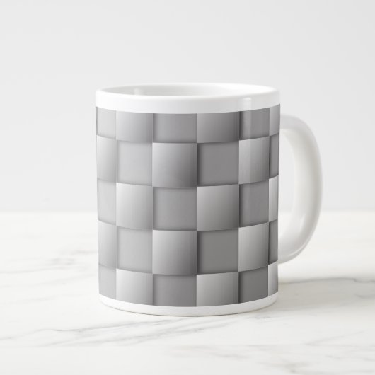 Chèques d'argent Géant café Mug (Devant droit)