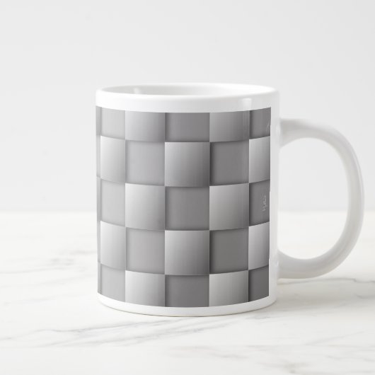 Chèques d'argent Géant café Mug (Droite)