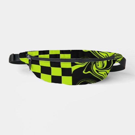 Chèques et permules - Lime vert et noir (Recto)