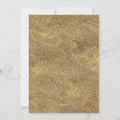 Cheques to new Year Elegant Script Festive Gold Feestdagenkaart (Achterkant)